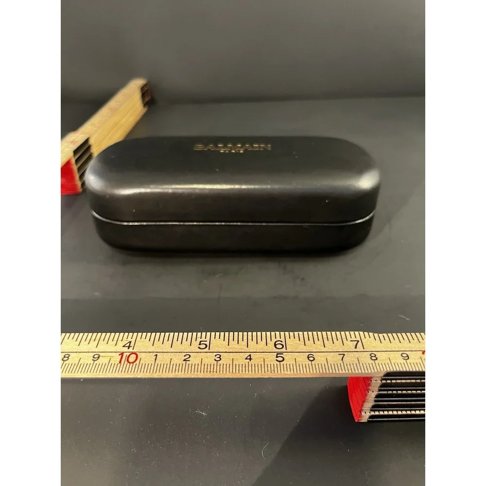 Balmain Paris Black Hard Case for Glasses Unisex Eyeglass/Sunglasses Case Empty